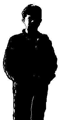 ���̎p�̃V���G�b�g�ł��B